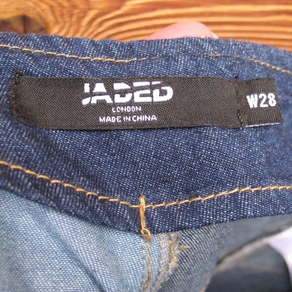 NWOT Jaded London Low Rise Patchwork Jeans - Picture 9 of 11